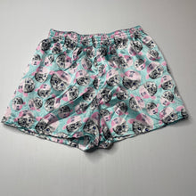 Load image into Gallery viewer, Girls Neon, lightweight pyjama shorts, cats, FUC, size 10-12,  