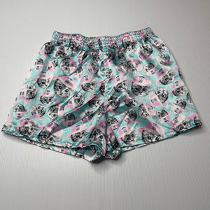 Girls Neon, lightweight pyjama shorts, cats, FUC, size 10-12,  