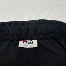 Load image into Gallery viewer, Boys FILA, black sports / activewear shorts, elasticated, GUC, size 4,  