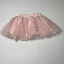 Load image into Gallery viewer, Girls Mango, cotton lined tulle skirt, elasticated, FUC, size 0,  