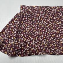 Load image into Gallery viewer, Girls Anko, floral cotton skirt, built-in shorts, elasticated, GUC, size 3,  
