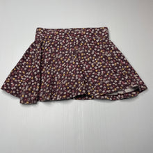 Load image into Gallery viewer, Girls Anko, floral cotton skirt, built-in shorts, elasticated, GUC, size 3,  