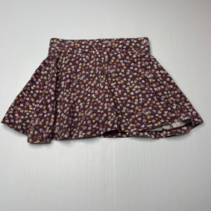 Girls Anko, floral cotton skirt, built-in shorts, elasticated, GUC, size 3,  