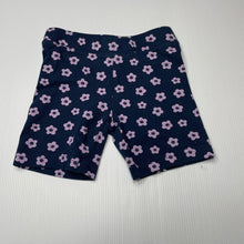 Load image into Gallery viewer, Girls Anko, navy floral bike shorts, elasticated, EUC, size 4,  