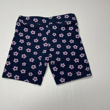 Load image into Gallery viewer, Girls Anko, navy floral bike shorts, elasticated, EUC, size 4,  