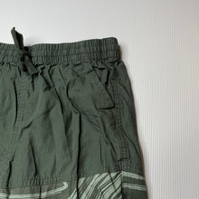 Load image into Gallery viewer, Boys KID, green lightweight cotton shorts, elasticated, EUC, size 12,  