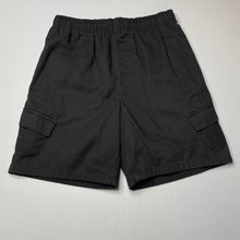 Load image into Gallery viewer, Boys Anko, grey school cargo shorts, elasticated, GUC, size 12,  