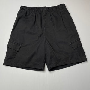 Boys Anko, grey school cargo shorts, elasticated, GUC, size 12,  