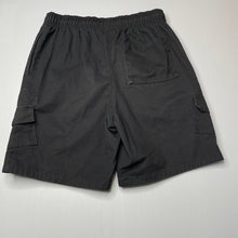 Load image into Gallery viewer, Boys Anko, grey school cargo shorts, elasticated, GUC, size 12,  