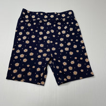 Load image into Gallery viewer, Girls KID, navy floral bike shorts, elasticated, EUC, size 3,  