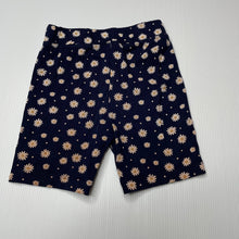 Load image into Gallery viewer, Girls KID, navy floral bike shorts, elasticated, EUC, size 3,  