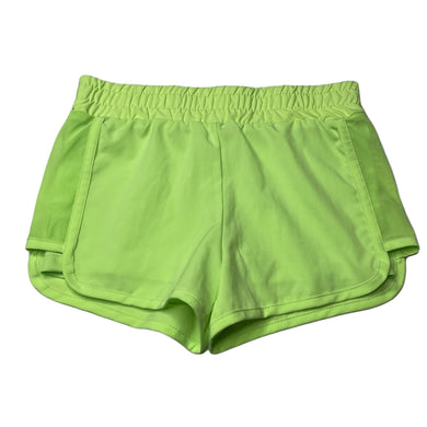 Girls Elite Action Sports, lined green sports shorts, elasticated, EUC, size 7,  