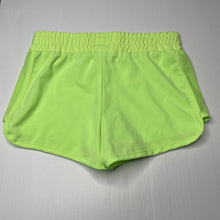 Load image into Gallery viewer, Girls Elite Action Sports, lined green sports shorts, elasticated, EUC, size 7,  