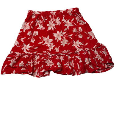 Girls KID, lightweight floral skirt, elasticated, L: 39cm, GUC, size 12,  