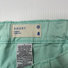 Load image into Gallery viewer, Girls Target, stretch cotton shorts, adjustable, FUC, size 8,  