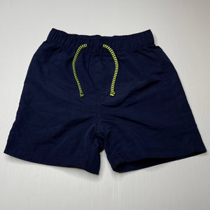 Boys B Collection, navy board shorts, elasticated, NEW, size 7,  