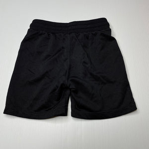 unisex Bonds, black casual shorts, elasticated, GUC, size 4,  