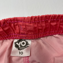 Load image into Gallery viewer, Girls Young Original, lightweight board shorts, elasticated, GUC, size 10,  