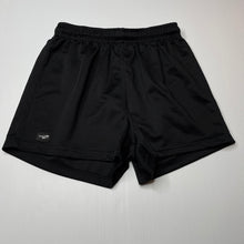 Load image into Gallery viewer, unisex Sekem, black sports / activewear shorts, elasticated, GUC, size 14,  