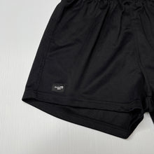 Load image into Gallery viewer, unisex Sekem, black sports / activewear shorts, elasticated, GUC, size 14,  