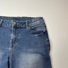 Load image into Gallery viewer, Boys Target, blue stretch denim shorts, adjustable, GUC, size 10,  
