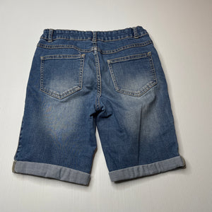 Boys Target, blue stretch denim shorts, adjustable, GUC, size 10,  