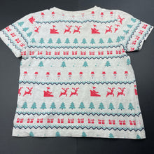 Load image into Gallery viewer, unisex Target, cotton Christmas pyjama top, FUC, size 6,  