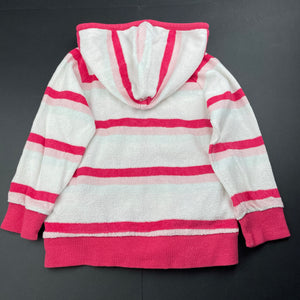 Girls Mambo, terry zip hoodie sweater, wash fade & small marks, FUC, size 4,  