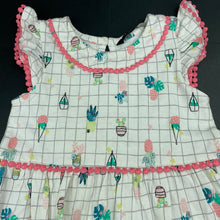 Load image into Gallery viewer, Girls George, cotton casual dress, FUC, size 2-3, L: 52cm