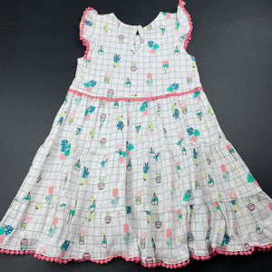 Girls George, cotton casual dress, FUC, size 2-3, L: 52cm