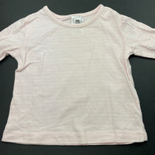 Load image into Gallery viewer, Girls Kids &amp; Co, pink stripe cotton long sleeve top, GUC, size 00,  