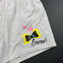 Load image into Gallery viewer, Girls The Wiggles, Emma grey marle pyjama shorts, GUC, size 4,  