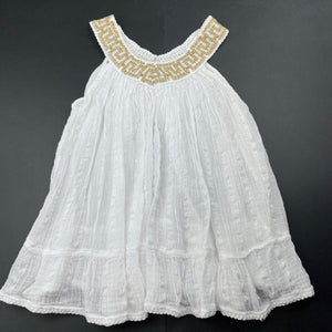 Girls lightweight, summer dress, FUC, size 2, L: 45cm