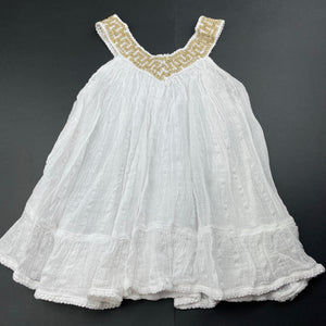 Girls lightweight, summer dress, FUC, size 2, L: 45cm