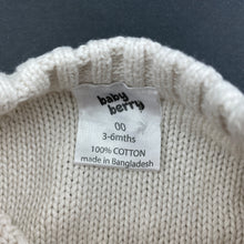 Load image into Gallery viewer, unisex Baby Berry, knitted cotton sweater / jumper, FUC, size 00,  