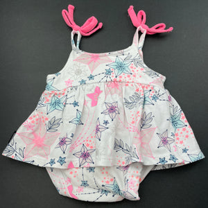 Girls Underworks, stretchy summer romper, FUC, size 0000,  