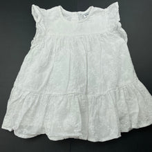 Load image into Gallery viewer, Girls Anko, lined embroidered cotton dress, FUC, size 0, L: 36cm