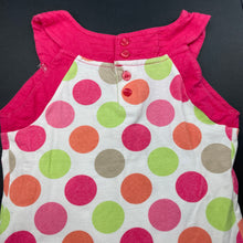 Load image into Gallery viewer, Girls Pumpkin Patch, spotted cotton dress, FUC, size 8, L: 57cm