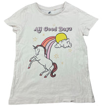 Load image into Gallery viewer, Girls Cotton On, cotton t-shirt / top, unicorn, EUC, size 6,  