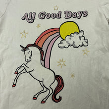 Load image into Gallery viewer, Girls Cotton On, cotton t-shirt / top, unicorn, EUC, size 6,  