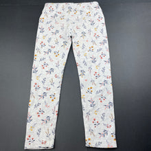 Load image into Gallery viewer, Girls Target, floral stretchy leggings, Inside leg: 41cm, FUC, size 5,  