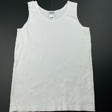 Load image into Gallery viewer, Boys Anko, white cotton singlet top, FUC, size 8-10,  