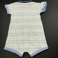 Load image into Gallery viewer, Boys Brums, lightweight cotton romper, GUC, size 000,  