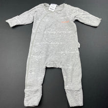 Load image into Gallery viewer, unisex Bonds, stretchy cozysuit coverall / romper, GUC, size 00000,  