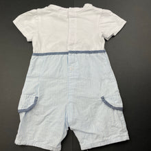 Load image into Gallery viewer, Boys Guess How Much I Love You, cotton all-in-one romper, light marks, FUC, size 000,  