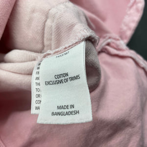Girls 1964 Denim Co, pink ombre denim overalls dress, GUC, size 3, L: 51cm