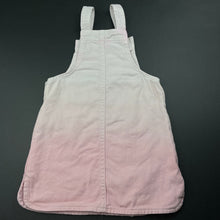 Load image into Gallery viewer, Girls 1964 Denim Co, pink ombre denim overalls dress, GUC, size 3, L: 51cm