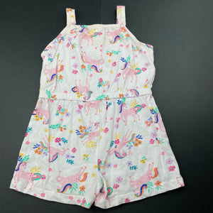 Girls Anko, cotton summer playsuit / romper, FUC, size 2,  