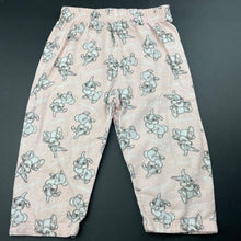 Load image into Gallery viewer, Girls DIsney, Bambi Thumper flannel cotton pyjama pants, GUC, size 1,  