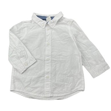 Boys H&M, lightweight cotton long sleeve shirt, GUC, size 0,  
